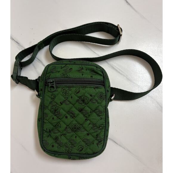 Vera Bradley Handbags - Vera Bradley Harry Potter Slytherin Green Quilted Small Crossbody Bag